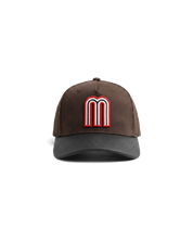 SI DIOS QUIERE HAT-BROWN/BLACK- LEATHER BRIM
