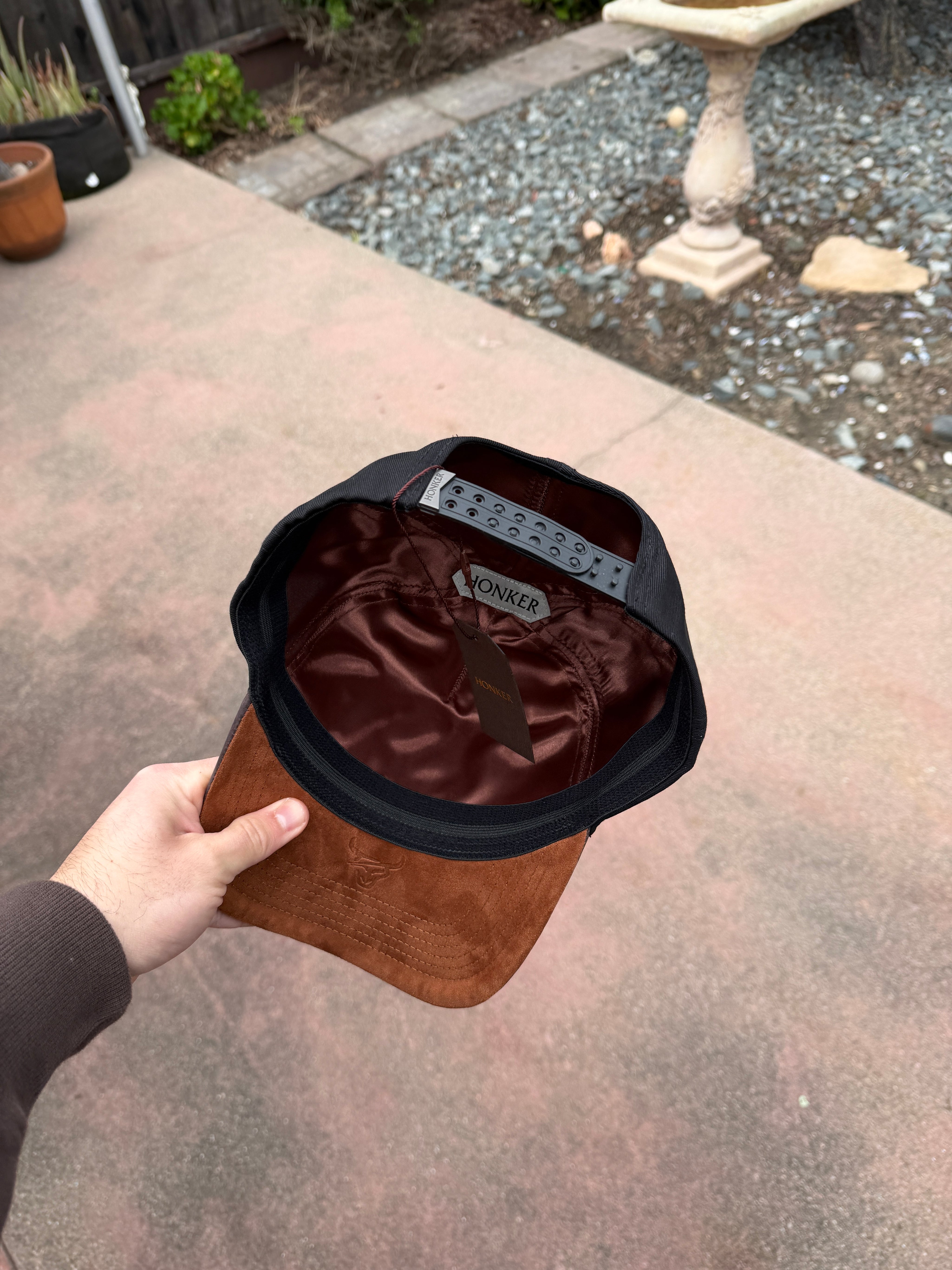 MEXICO SI DIOS QUIERE BLACK/BROWN LEATHER BRIM