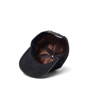 HONKER HAT- BLACK/BROWN LEATHER BRIM