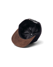 HONKER HAT- BLUE/BROWN - LEATHER BRIM