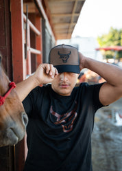 Bull Logo t-shirt Black/brown