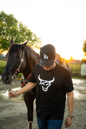 Bull Logo t-shirt Black/white