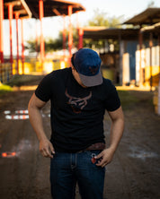 Bull Logo t-shirt Black/brown