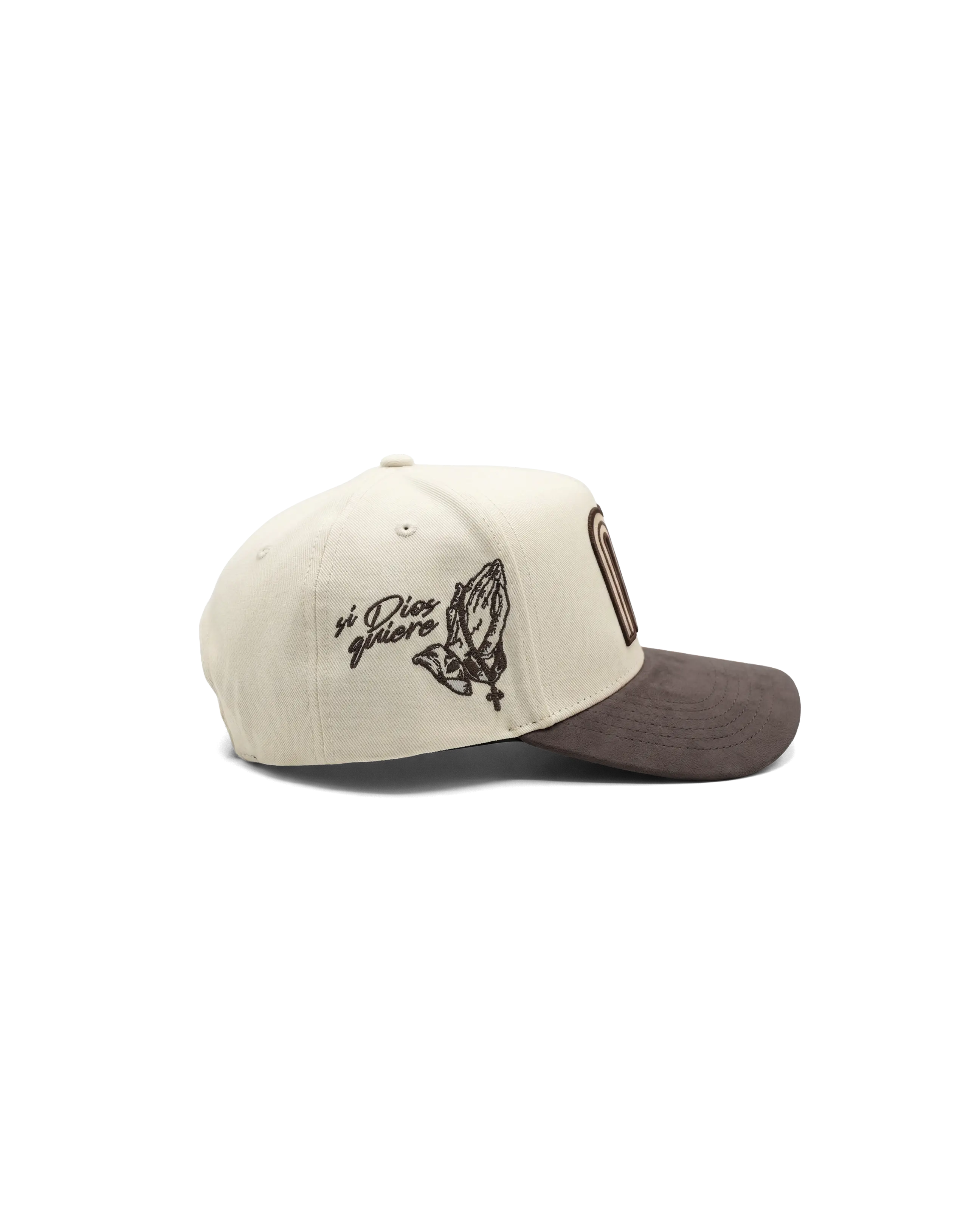 SI DIOS QUIERE HAT-  KHAKI/BROWN