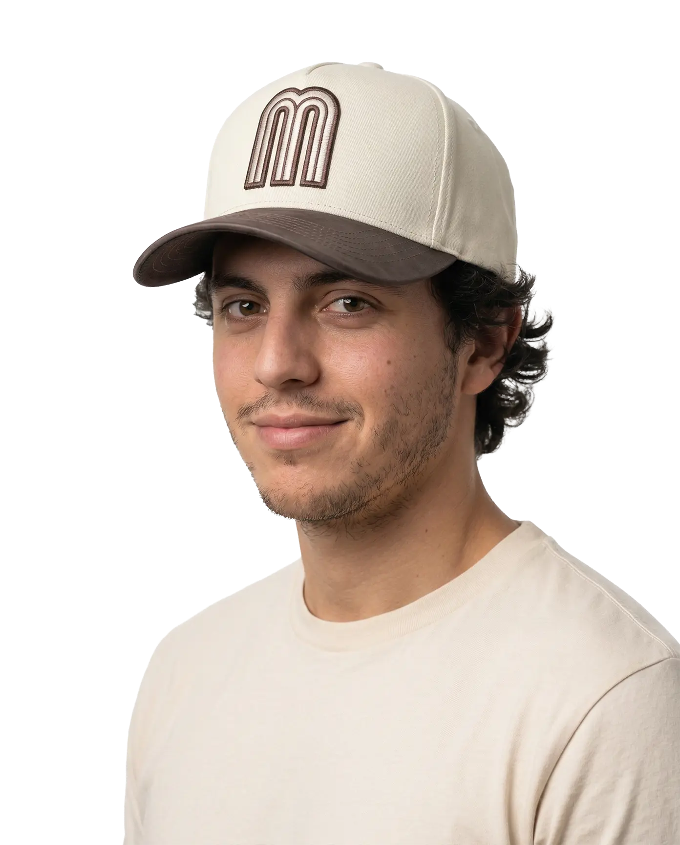 SI DIOS QUIERE HAT-  KHAKI/BROWN