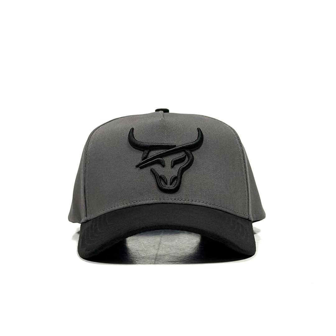HONKER BULL HAT - GREY/BLACK SUEDE