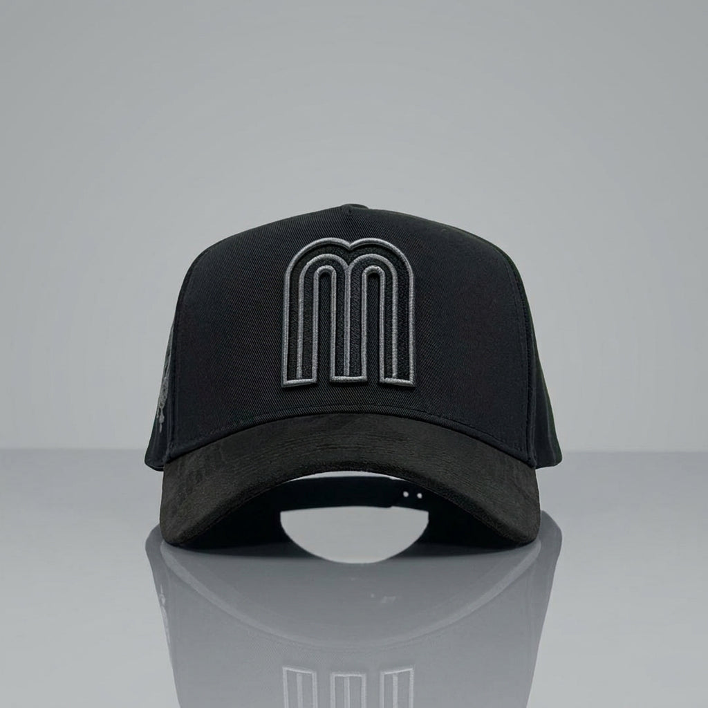 SI DIOS QUIERE HAT - BLACK/GREY LOGO