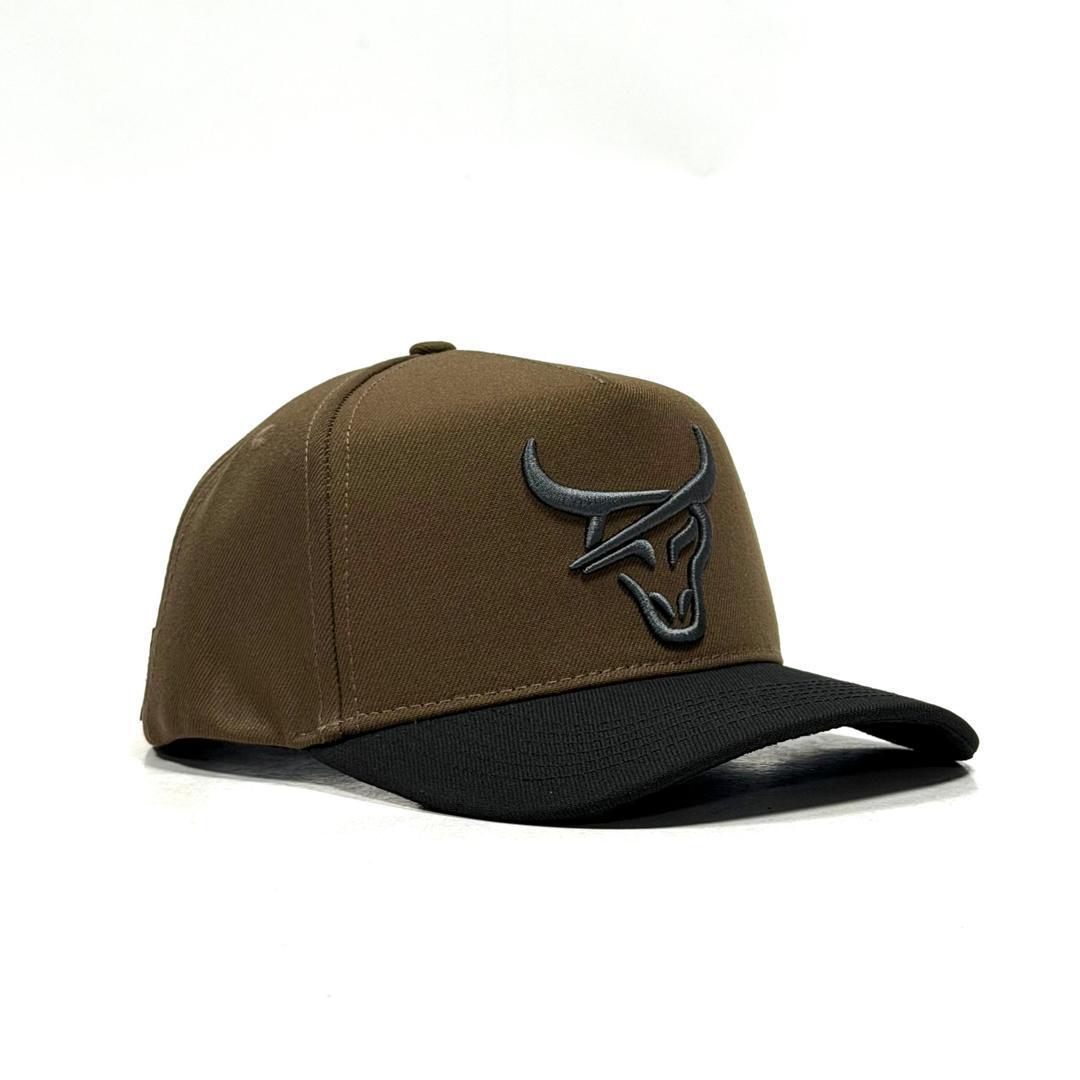 HONKER BULL HAT - BROWN/GREY LOGO