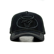 HONKER BULL HAT - WASHED BLACK