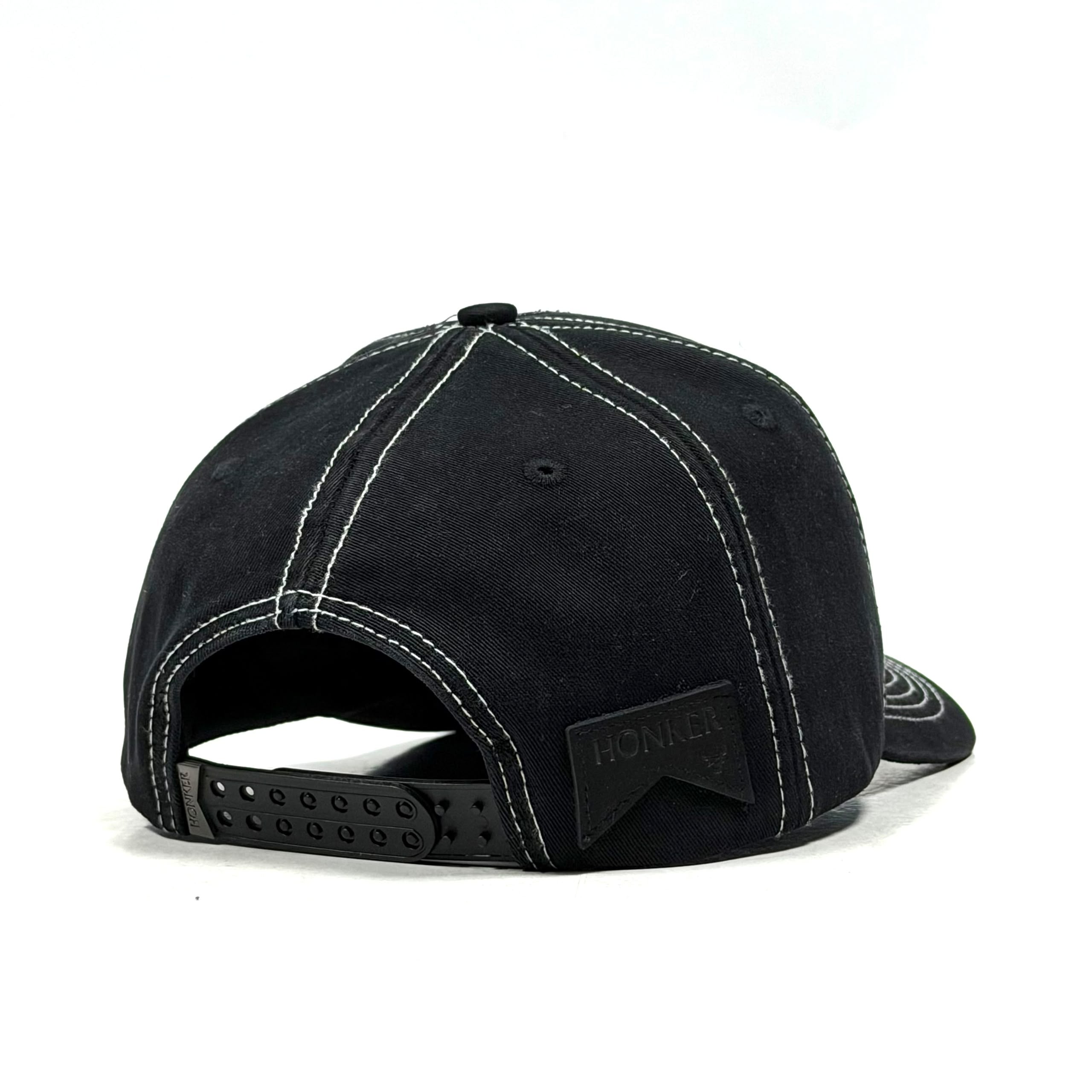 HONKER BULL HAT - WASHED BLACK