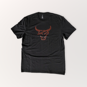 Bull Logo t-shirt Black/brown