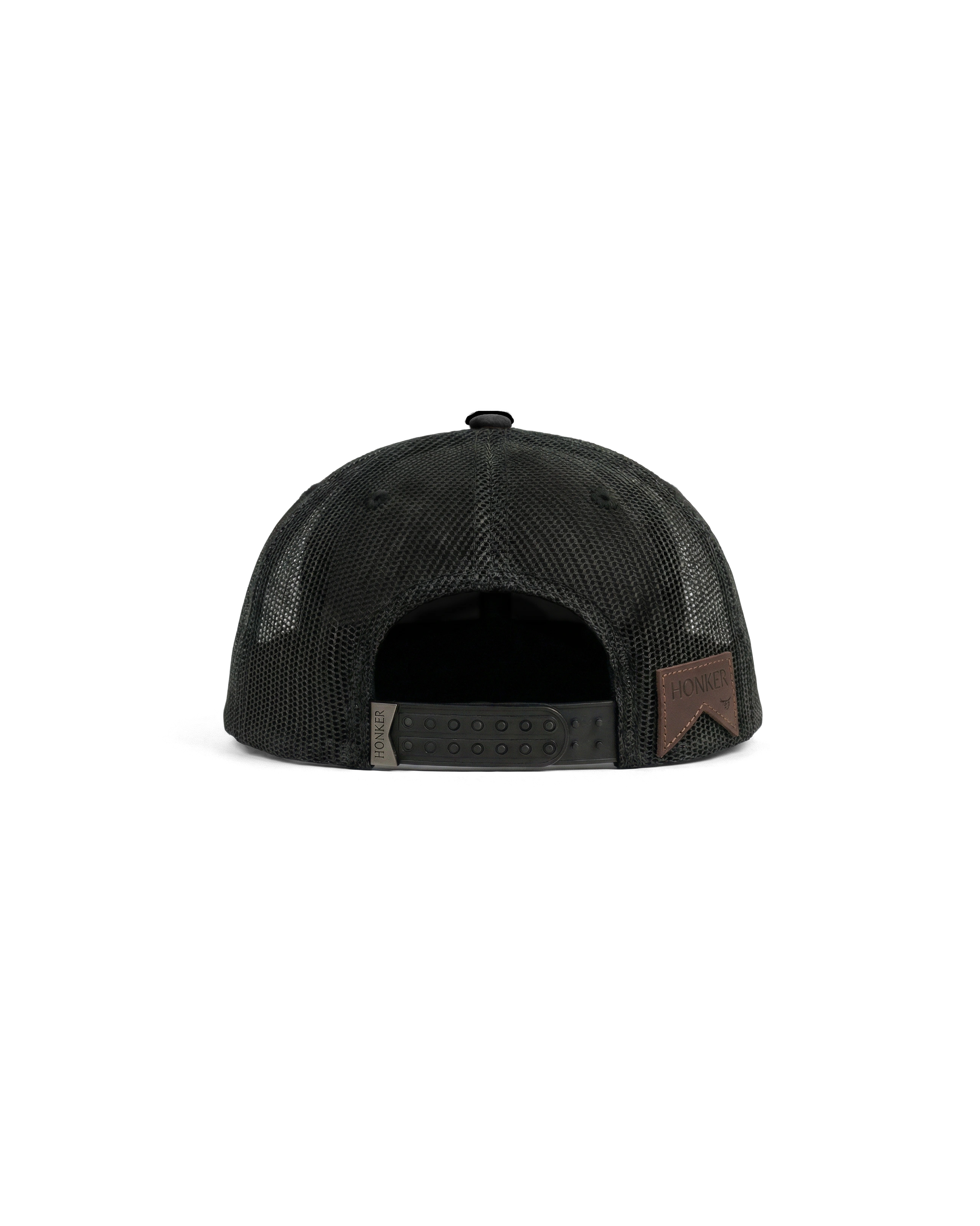 HONKER BULL BLACK/BROWN LEATHER MESH