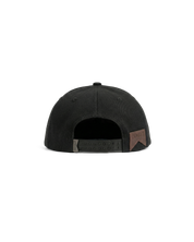 HONKER HAT- BLACK/BROWN LEATHER BRIM