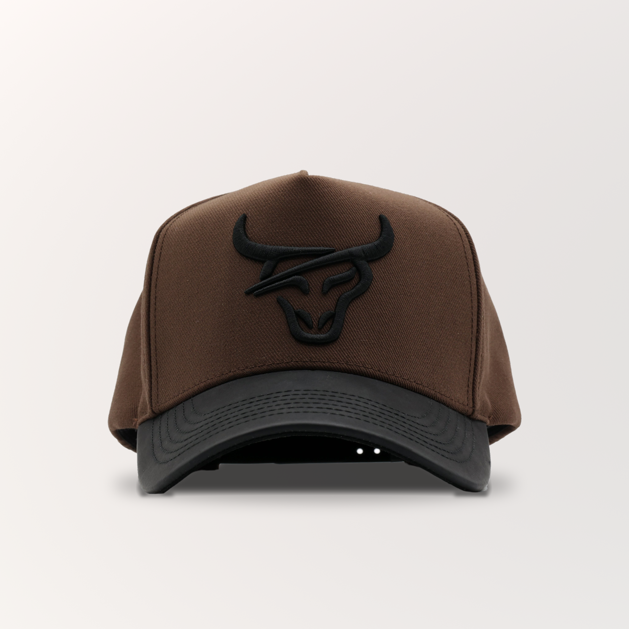 HONKER BULL HAT  BROWN/BLACK LEATHER BRIM