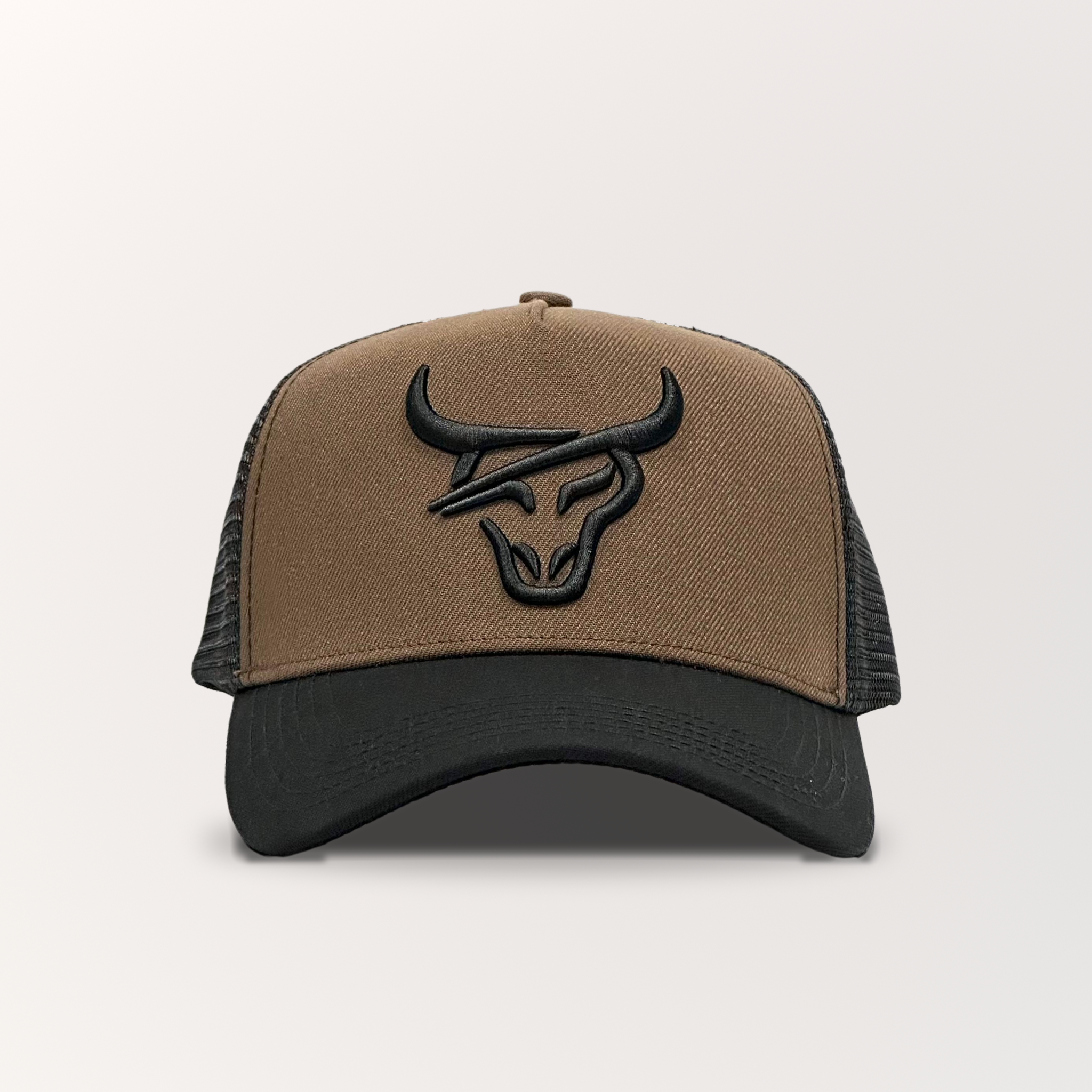HONKER BULL HAT BROWN/BLACK - MESH