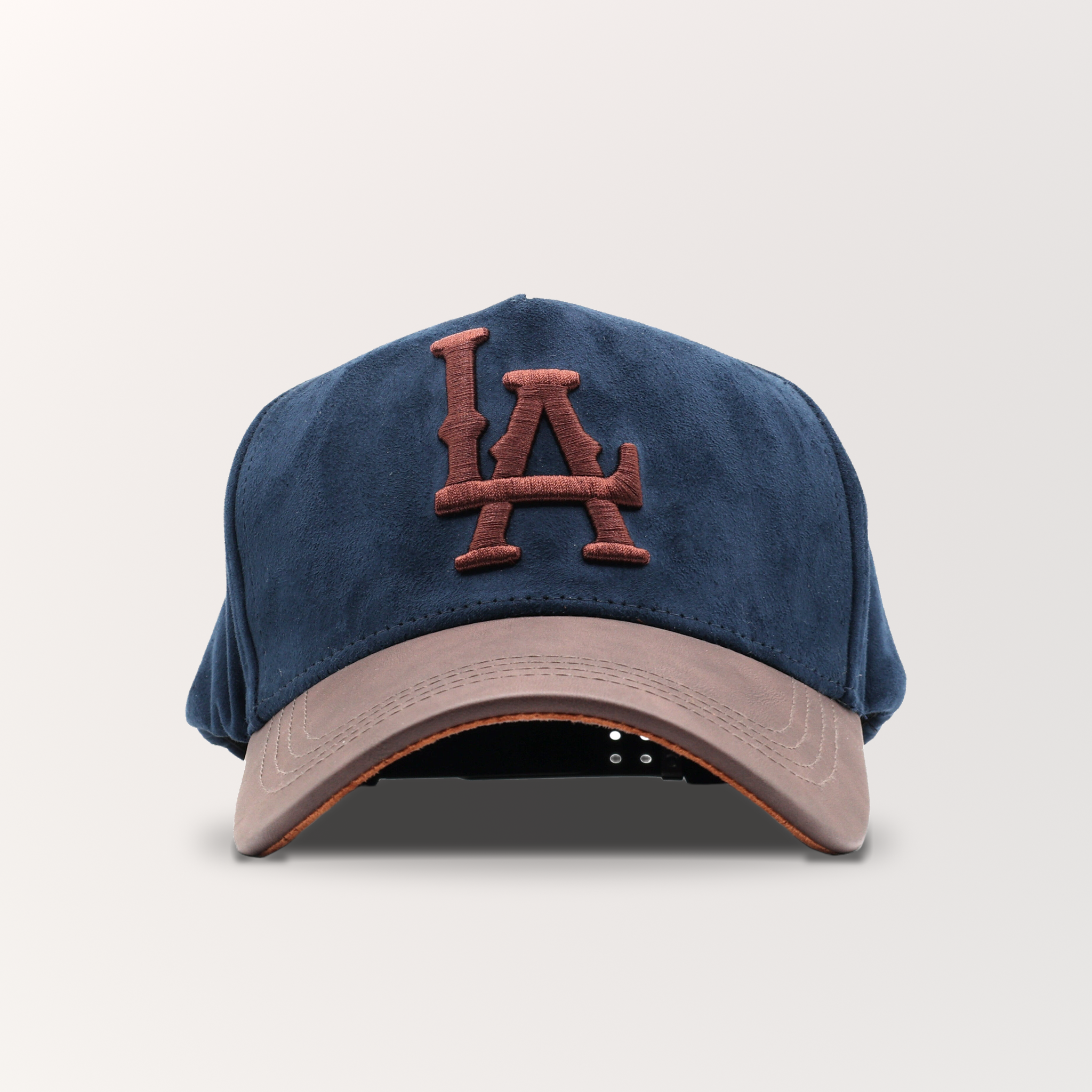 BROWN LEATHER BRIM