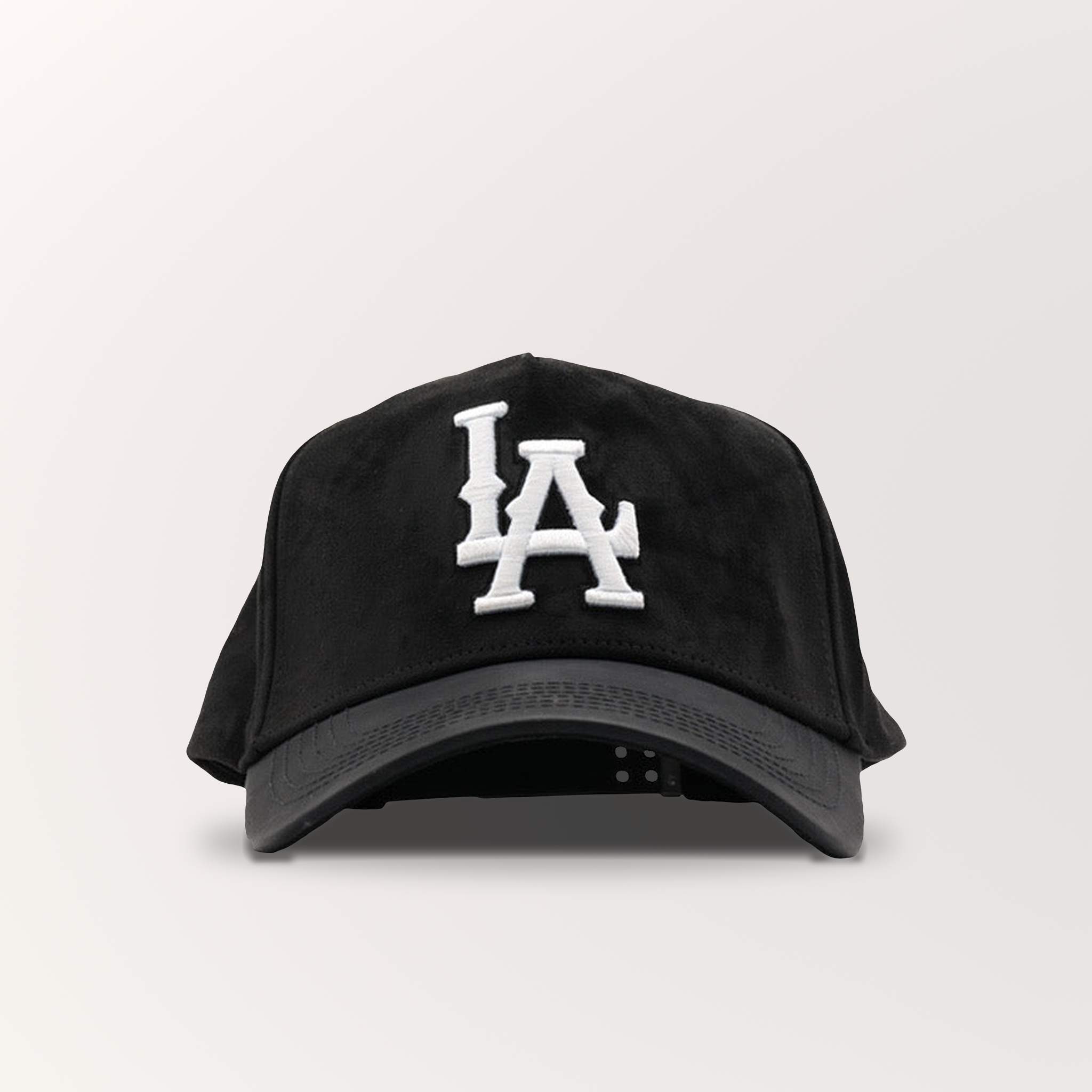 HONKER CLUB LA HAT BLACK/WHITE LEATHER BRIM
