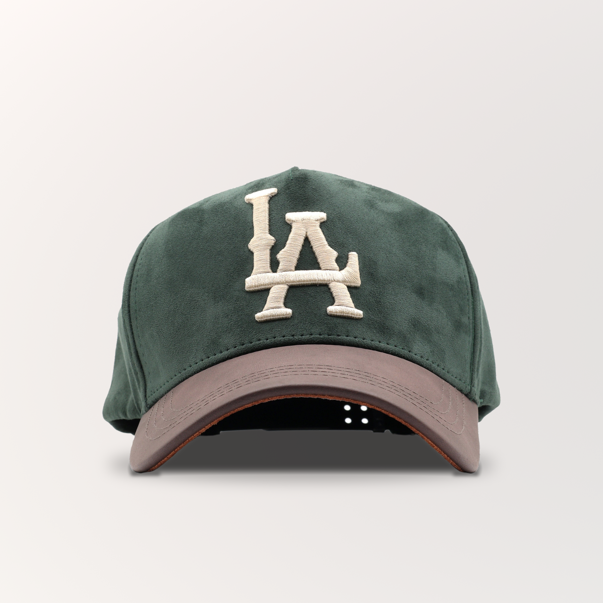 BROWN LEATHER BRIM