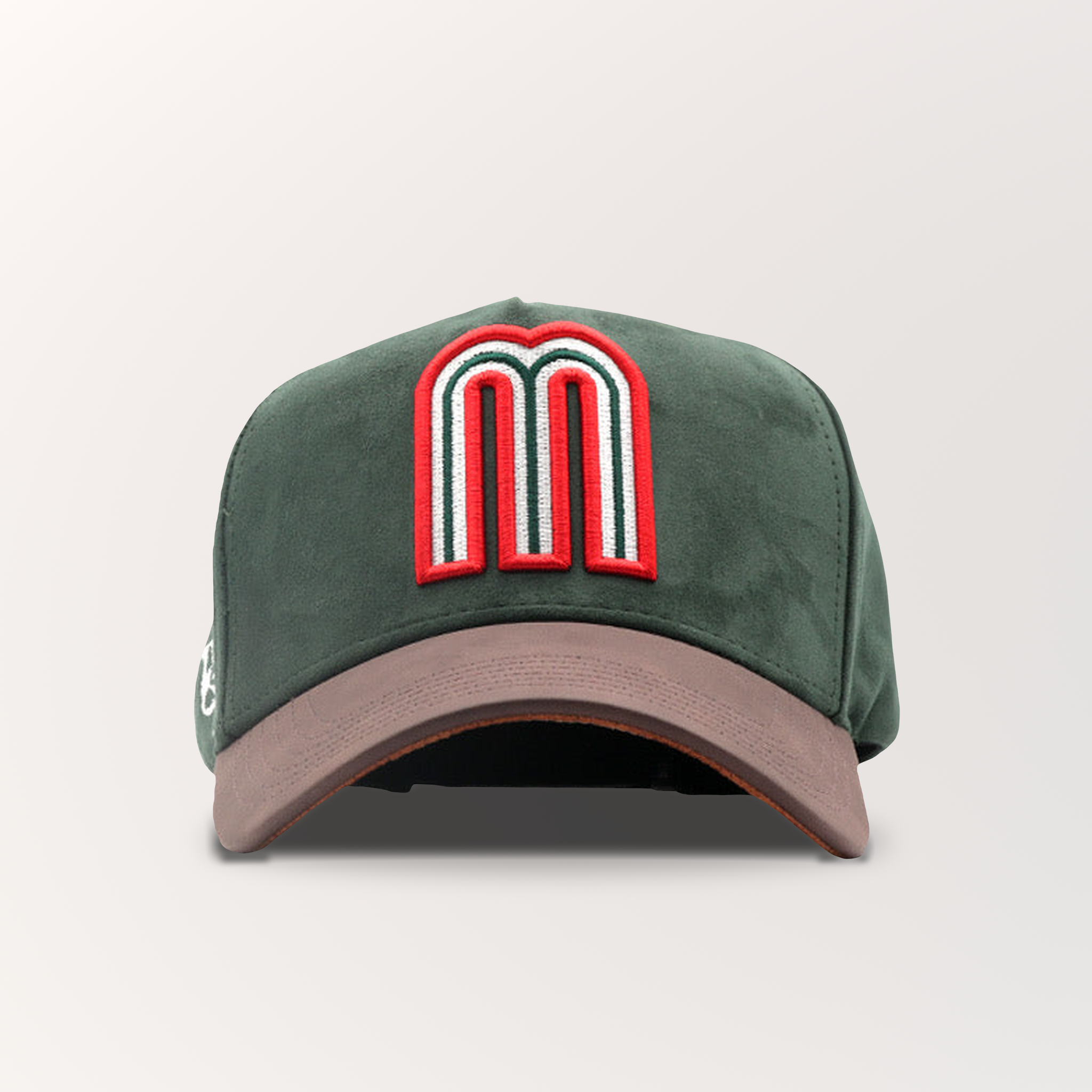 BROWN LEATHER BRIM
