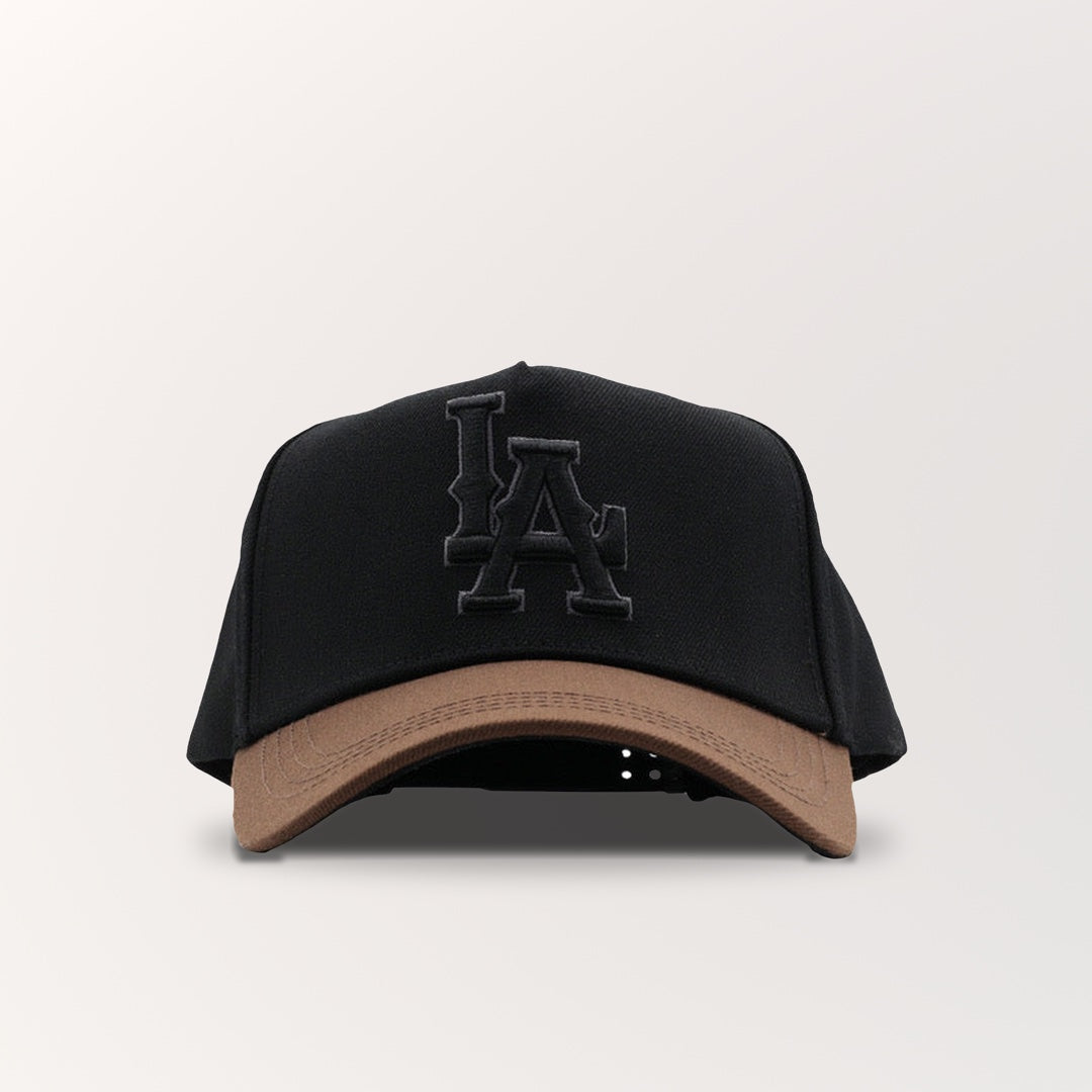 HONKER LA HAT  BLACK/BROWN BRIM