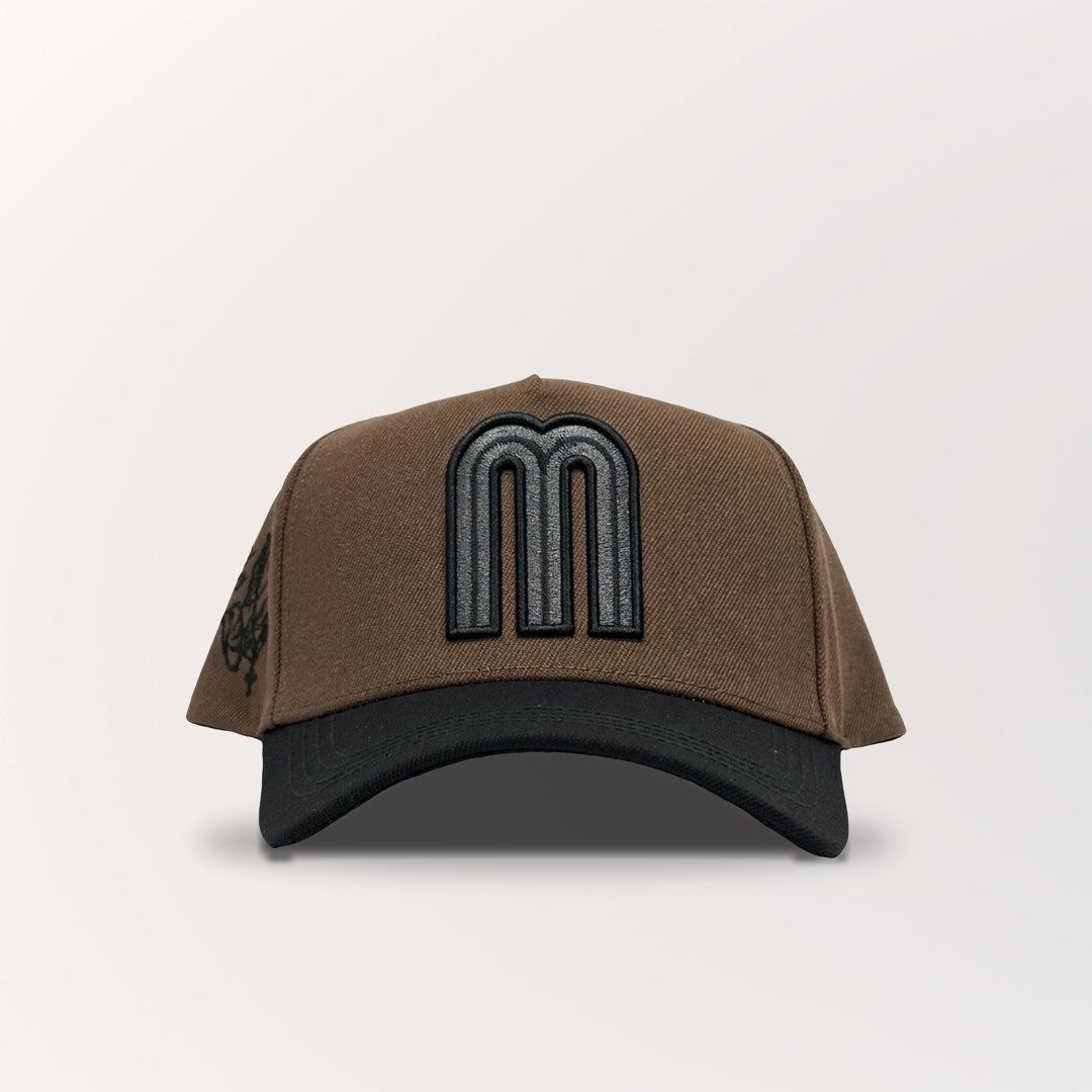 SI DIOS QUIERE  HAT - BROWN/BLACK