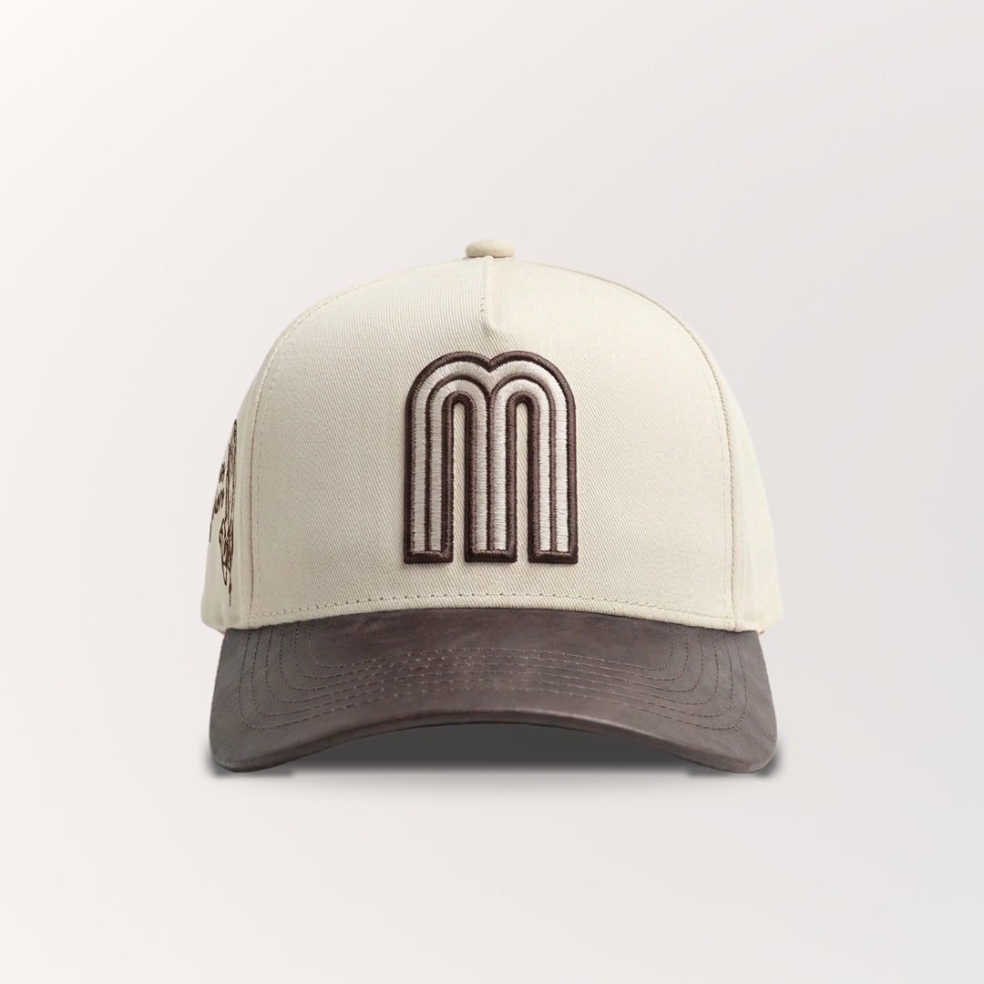 SI DIOS QUIERE HAT-  KHAKI/BROWN